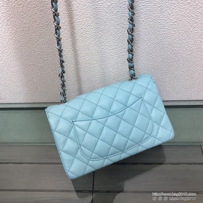CHANEL香奈兒 独家背景实拍 cf经典1116#mini款 最顶级版本 最新细球纹原厂小牛皮 纯钢五金 時尚百搭 鏈條單肩斜挎包  Cco1142